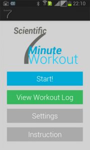 Scientific 7 Minute Workout App by App