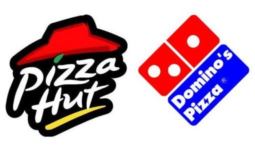 pizza hut, dominos