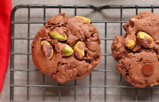 Triple-Chocolate Pistachio Cookie