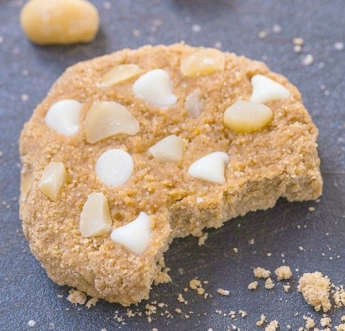 White Chocolate and Macadamia Protein Cookies