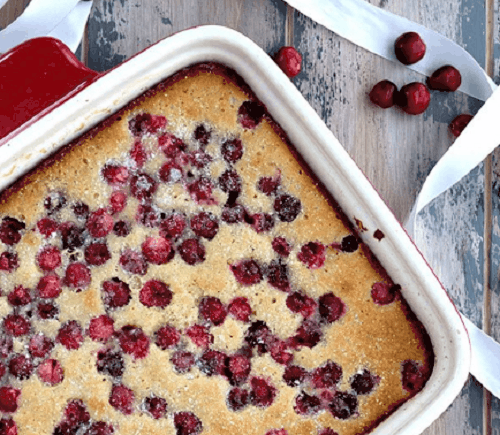 cranberry cobbler