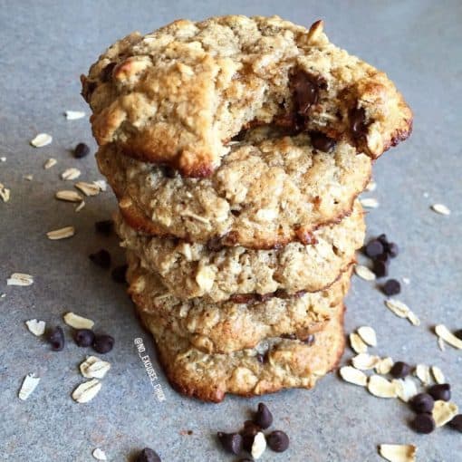 oatmeal chocolate chip protein cookie