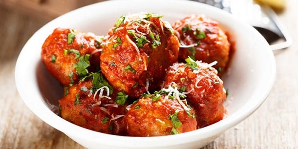 Garlic Parmesan Turkey Meatballs