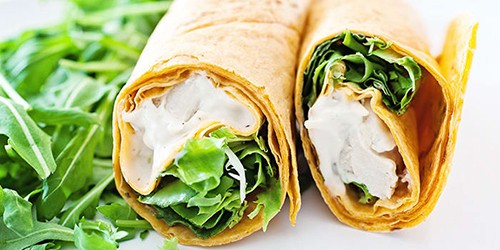 Chicken-and-Spinach-Wrap