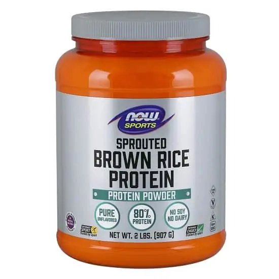 Now Sports sprouted brown rice protein