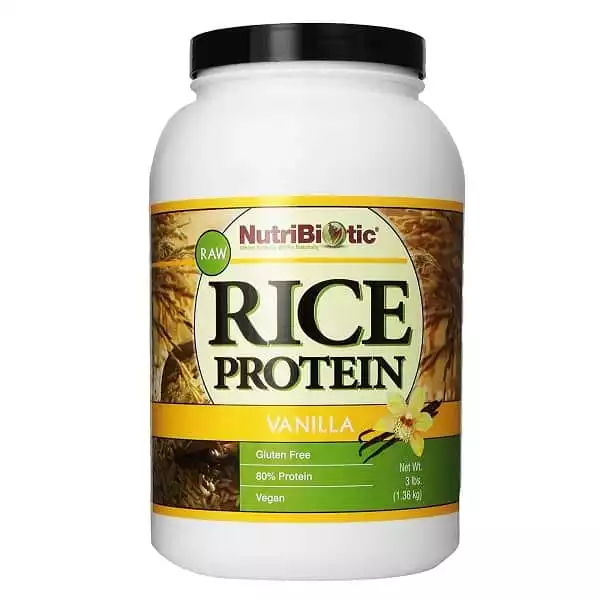 Nutribiotic Rice Protein, Vanilla, 3 Pound