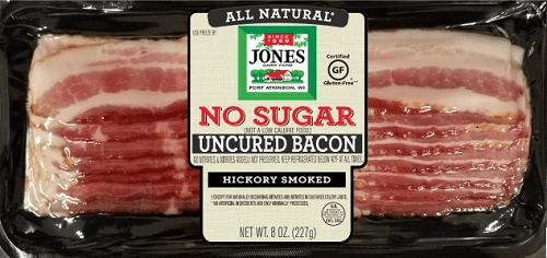jones bacon no sugar