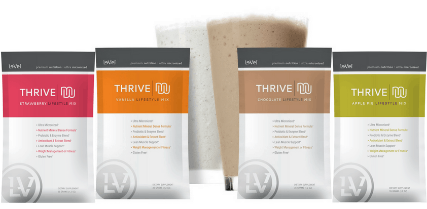 thrive mix shakes by le vel