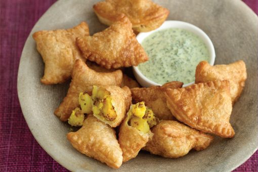 is indian food keto - vegetable samosas