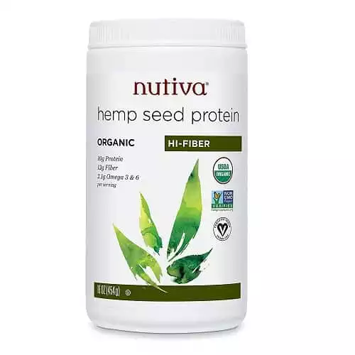 Nutiva Organic Raw Hi-Fiber Protein Powder | Amazon