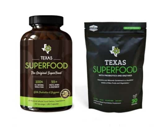 Amazon.com: Texas SuperFood - Original Superfood Capsules, Superfood Reds and Greens, All-Natural Whole Food Dietary Supplement, Non-GMO, Gluten Free, Vegan, No Soy, 180 Capsules : Health & Household