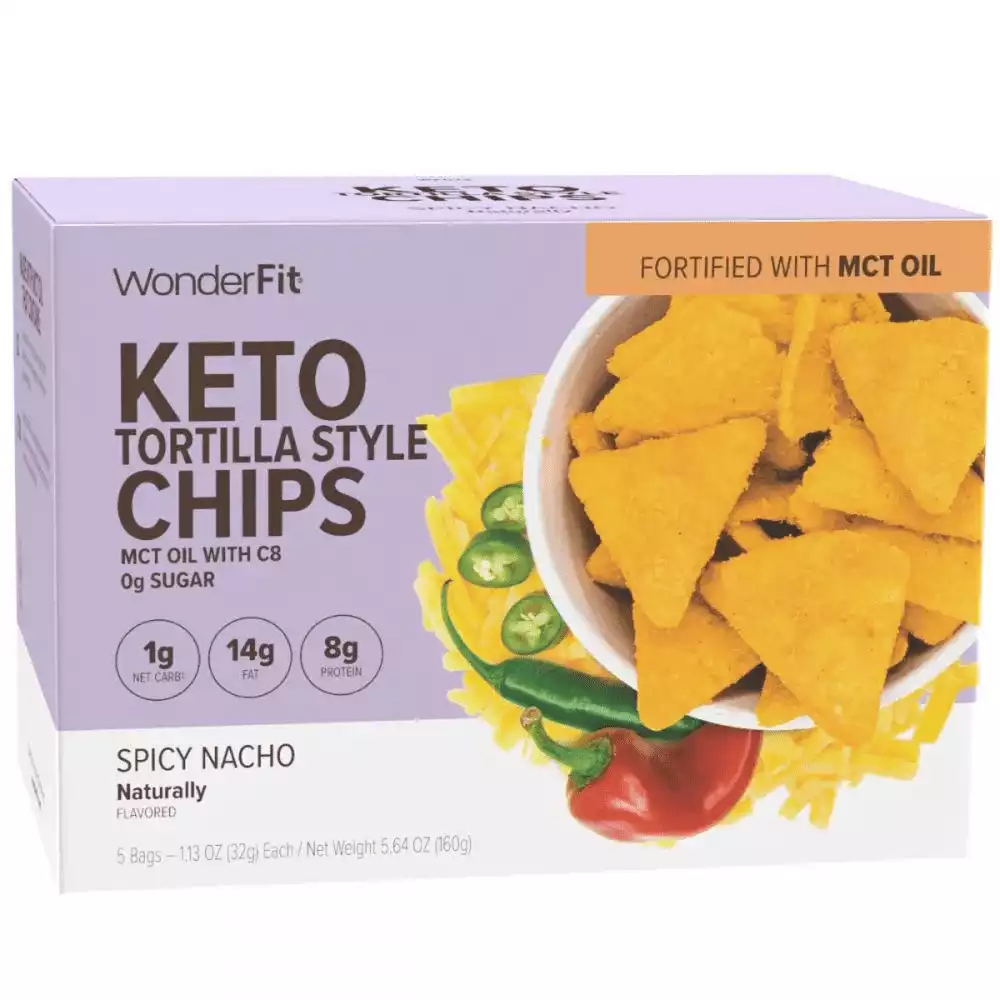 WonderFit Spicy Nacho Keto Chips | DietDirect