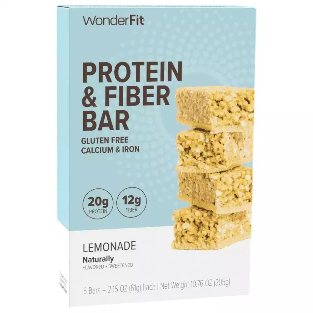 WonderFit Lemonade Protein & Fiber Bar| DietDirect