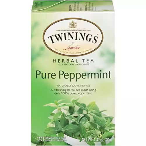 Twinings of London Pure Peppermint Herbal Tea | Amazon