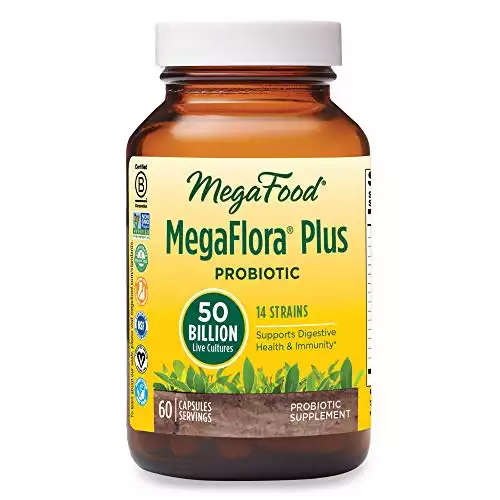 MegaFood MegaFlora Plus Probiotic Supplement | Amazon