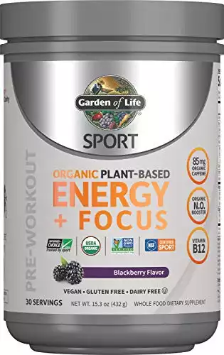 Garden of Life SPORT Energy + Focus Powder