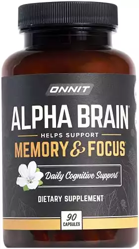 ONNIT Alpha Brain: Focus, Concentration & Memory