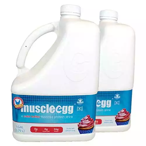 2 Gallons Cake Batter MuscleEgg Liquid Egg Whites