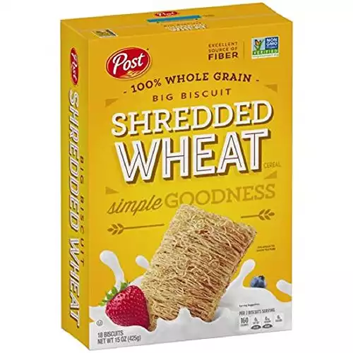 Shredded Wheat Big Biscuit Whole Grain Cereal | Amazon