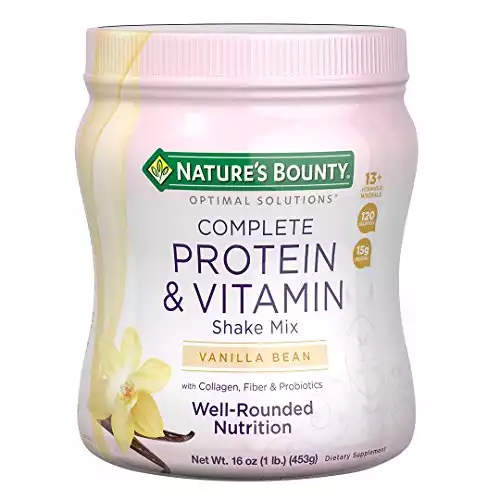 Nature's Bounty Optimal Solutions Protein Powder and Vitamin Supplement | Amazon