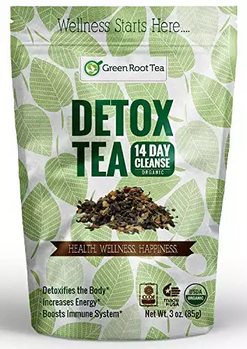 Organic Green Detox Tea - 14 Day Weight Loss Cleanse