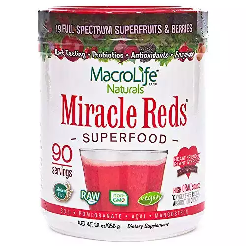 MacroLife Naturals Miracle Reds Superfood Powder