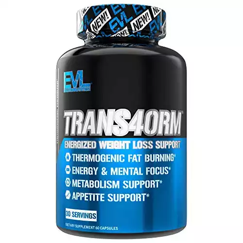 Evlution Nutrition Trans4orm - Thermogenic Fat Burner