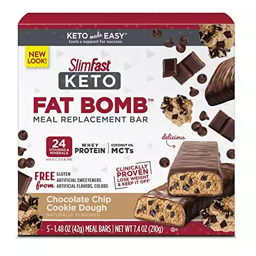 SlimFast Keto Meal Replacement Bar | Amazon