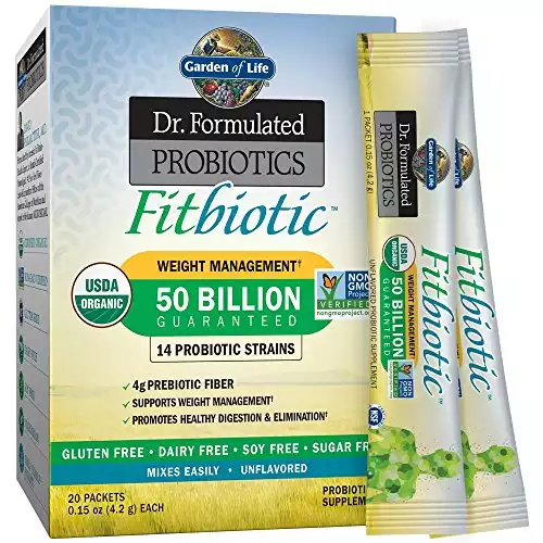 Garden of Life Fitbiotic Probiotics Powder | Amazon