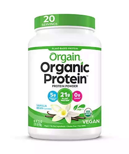 Orgain Organic Plant Based Protein Powder – Vanilla Bean | Orgain