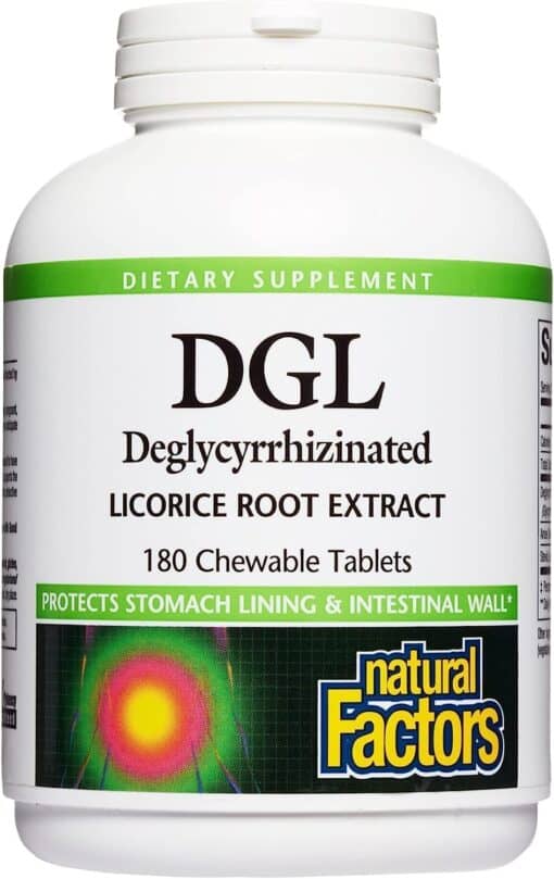 Natural Factors Chewable DGL Licorice Extract 