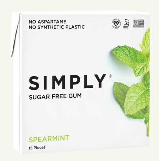 simply sugar free gum