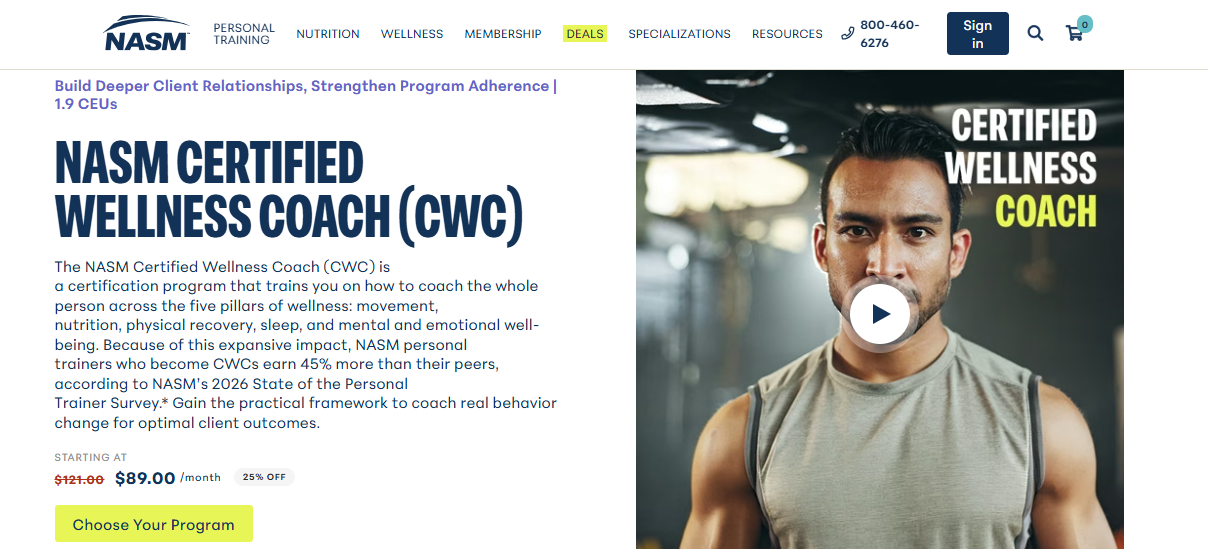 NASM (National Academy of Sports Medicine)