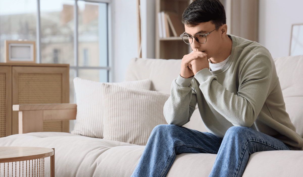 worried man