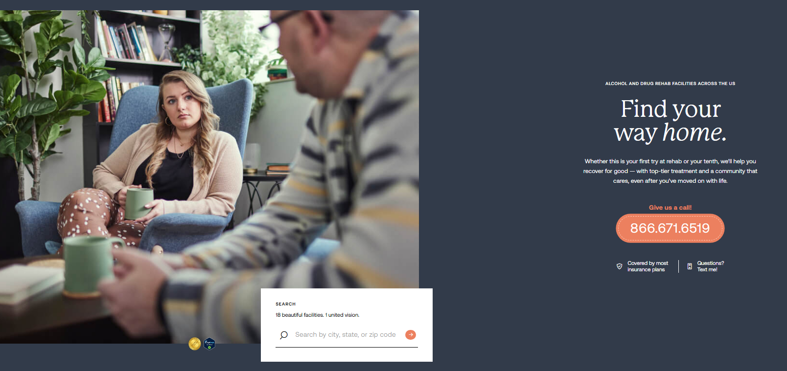 avenues recovery home page